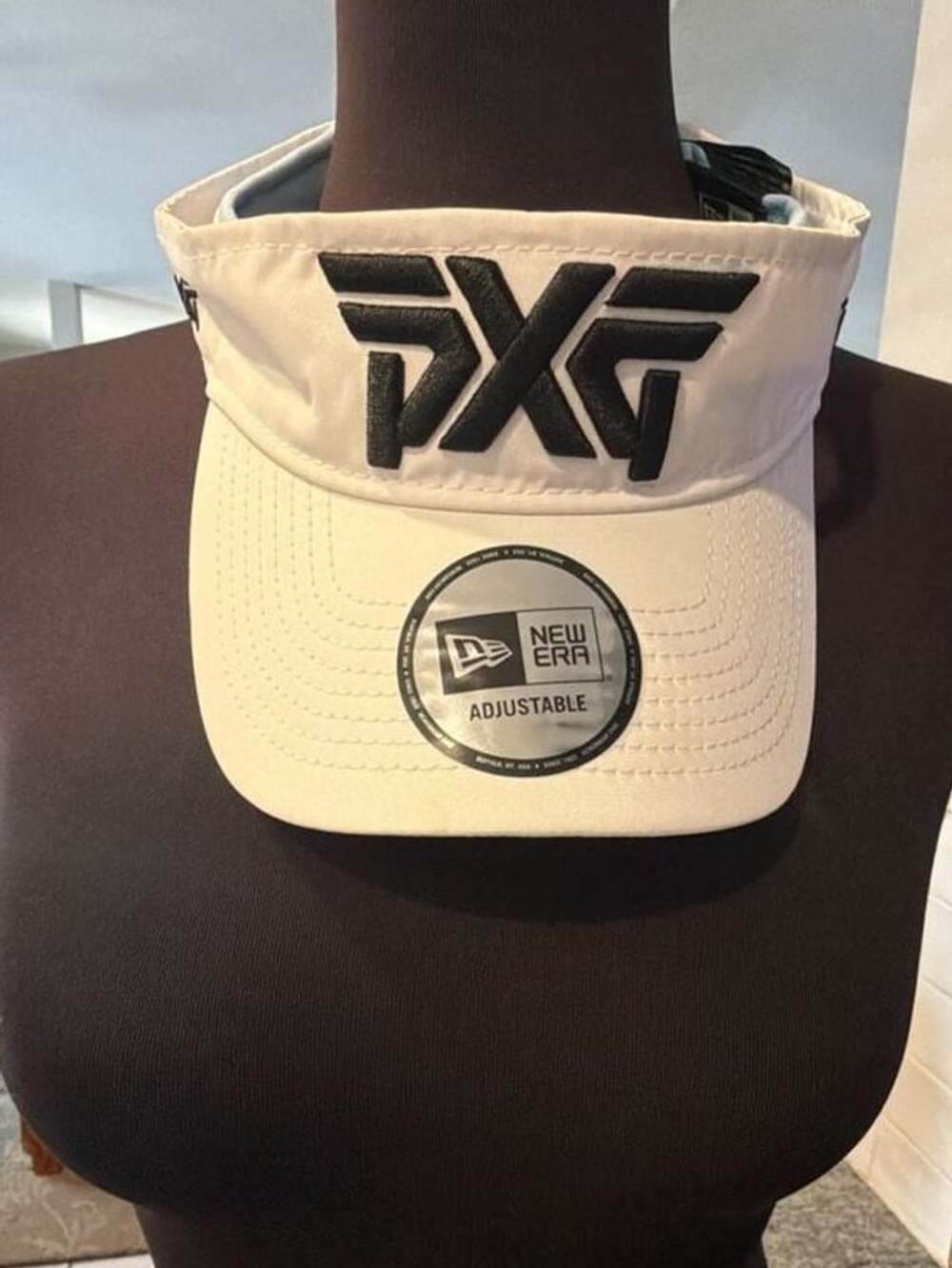 New Era PXG Prolight Golf Visor OSFM White Adjustable Cap